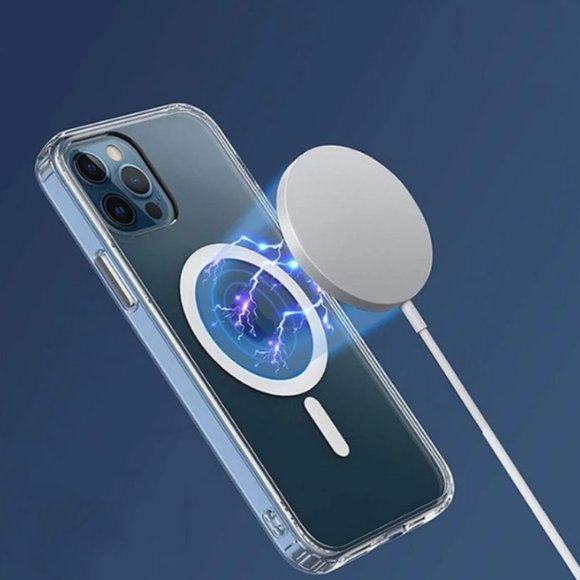 New MagSaf magnetic charging transparent case for iPhone 14 pro max Drop Protect - Picture 6 of 7